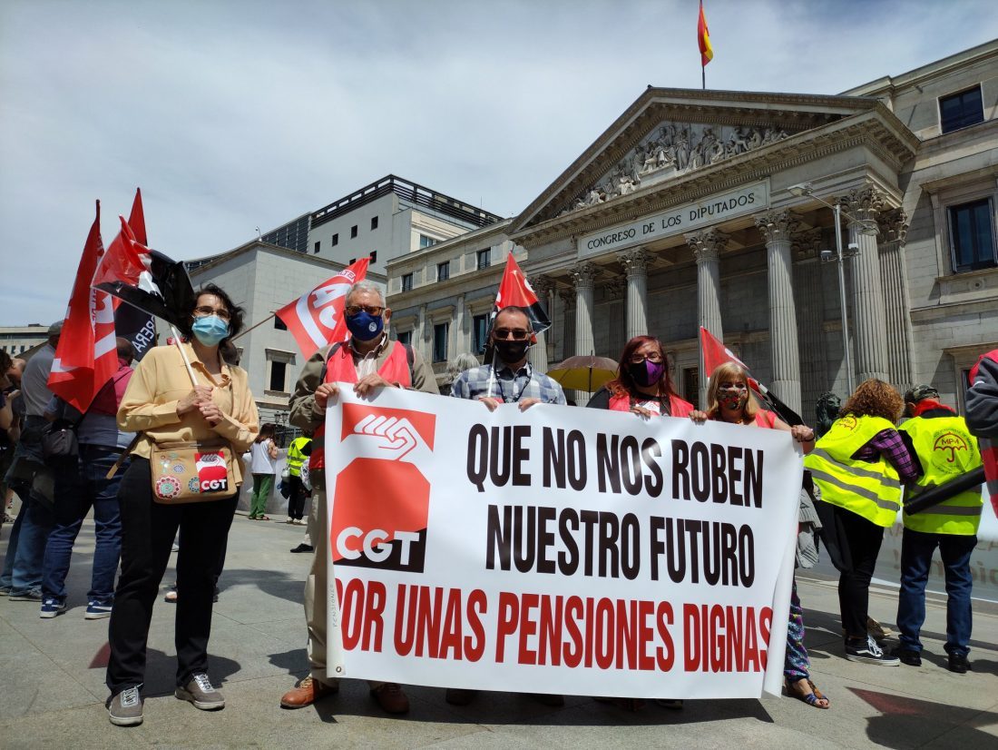 CGT considera que el acuerdo alcanzado para la reforma de las pensiones es un nuevo ataque